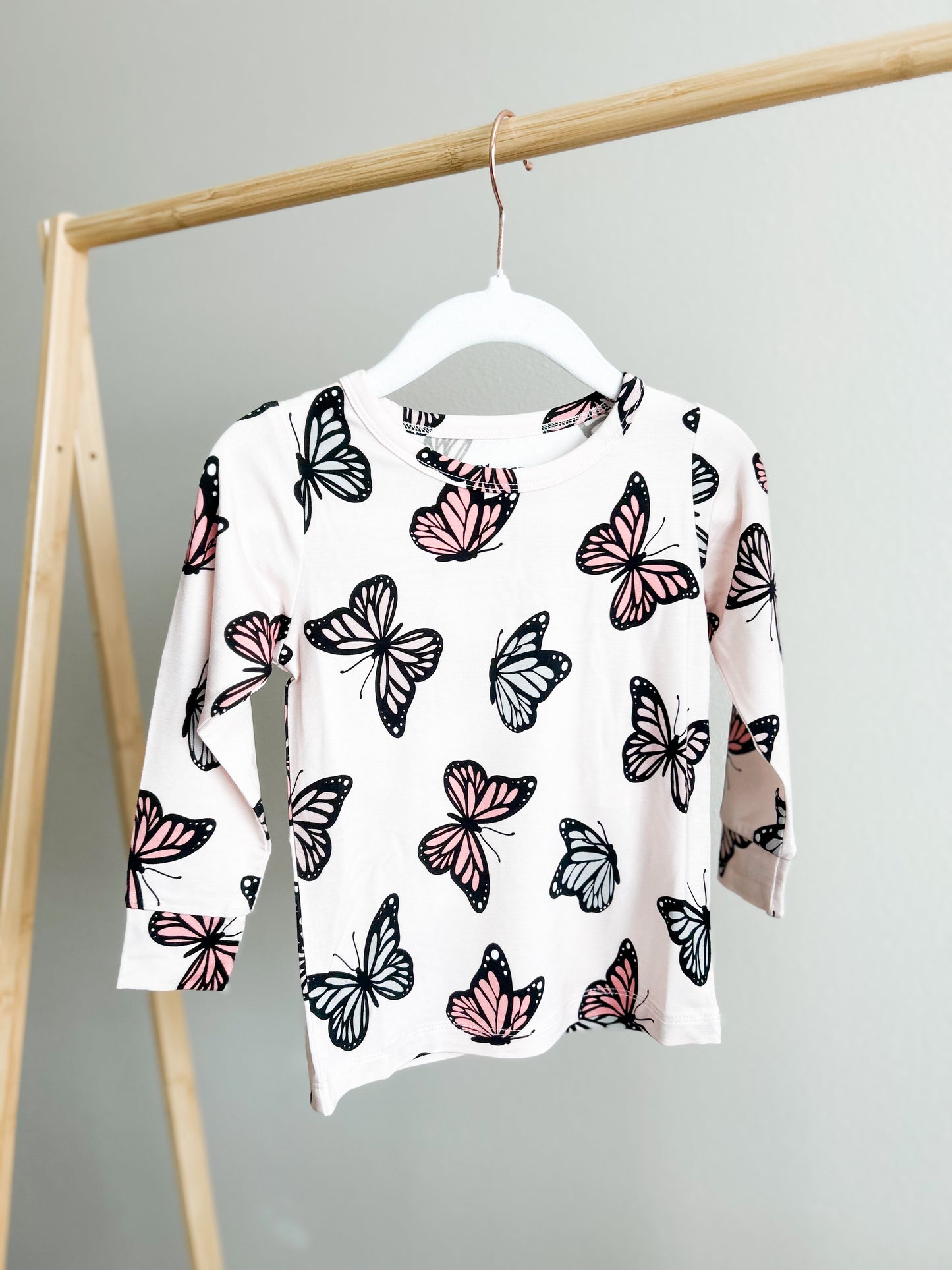 Butterfly Two Piece Pajama Set