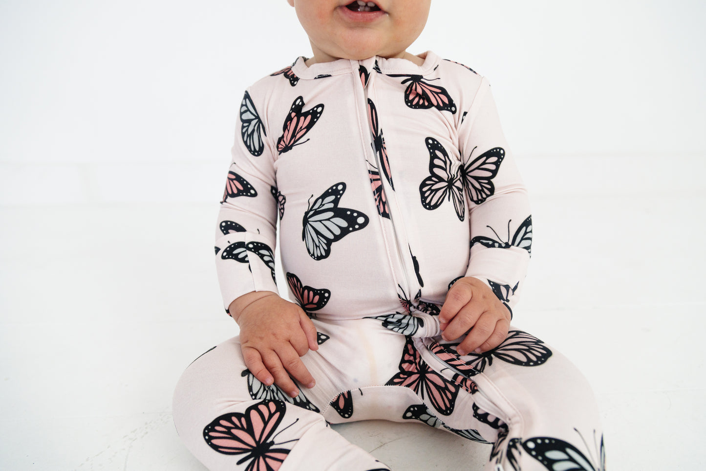 Butterfly Romper Pajama Set
