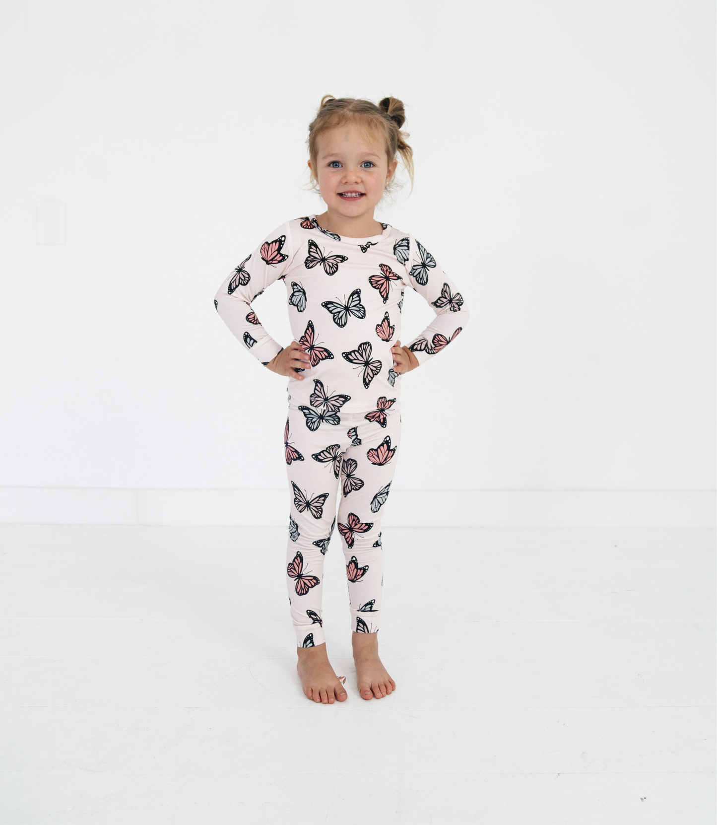 Butterfly Two Piece Pajama Set