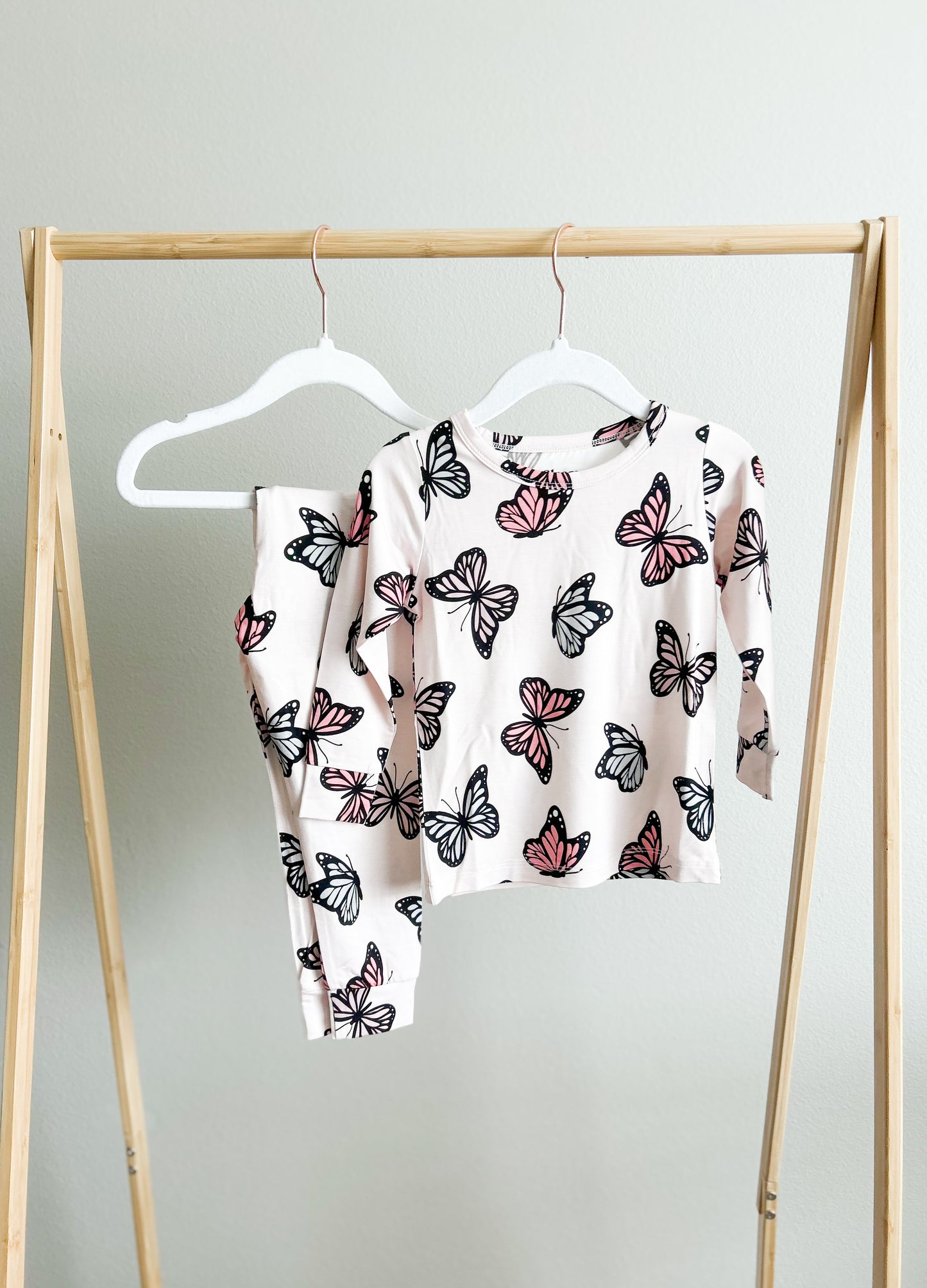 Butterfly Two Piece Pajama Set